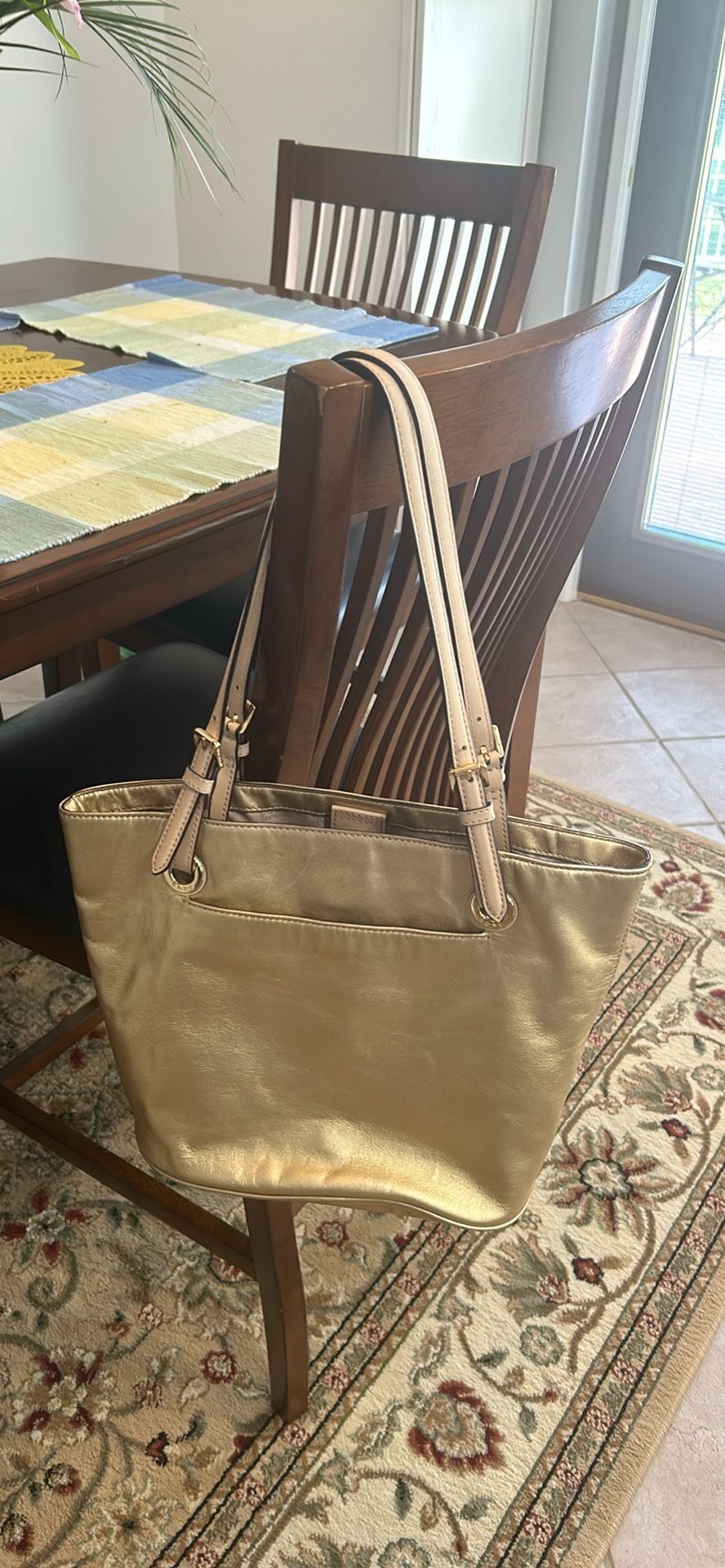 Michael Kors Gold Tote 