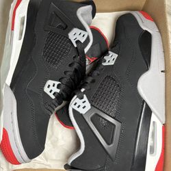 Jordan 4 Retro “Bred” (2019) – Size 7Y