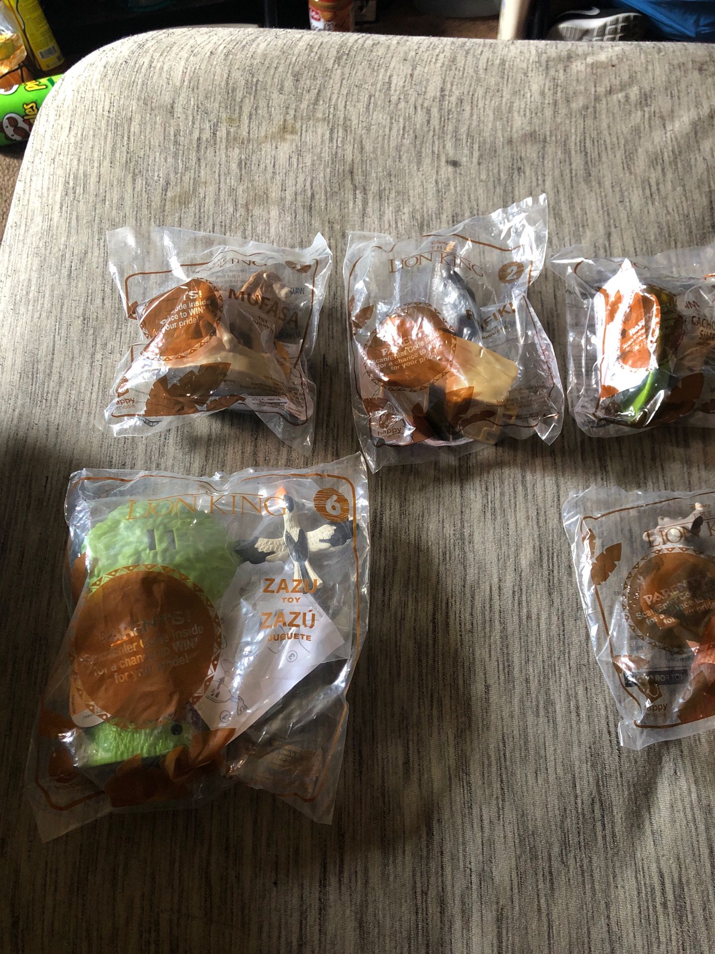 McDonald’s Lion king toy collection