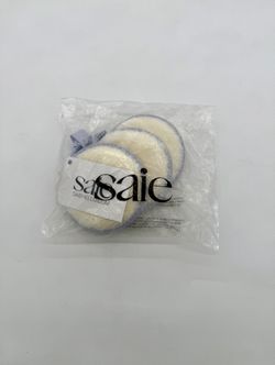 SAIE Set Of 3 Reusable Beauty Rounds  Makeup Remover Pads NEW & Sealed