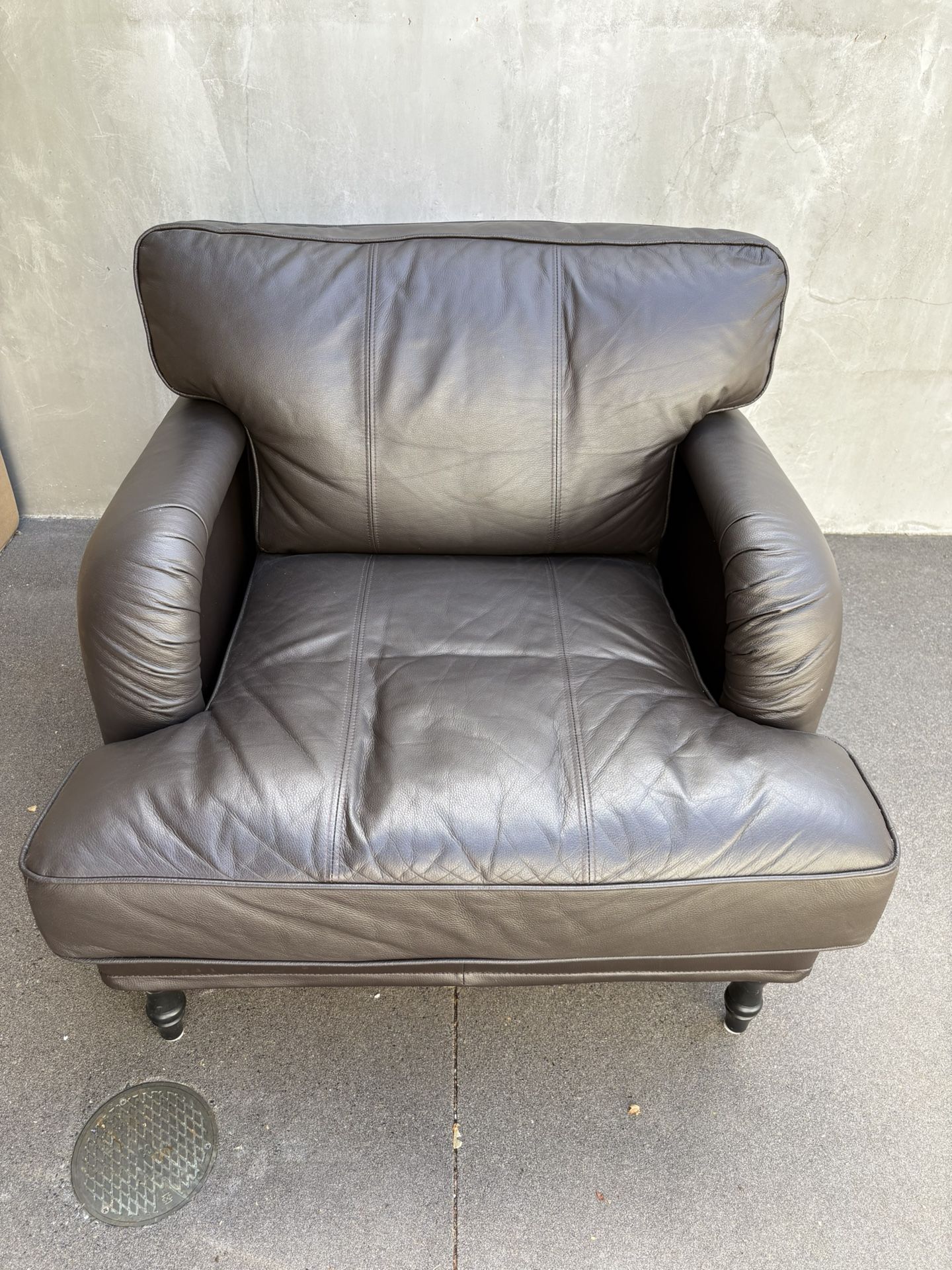 IKEA Stocksund Faux-leather Armchairs