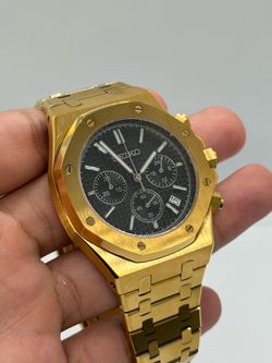 Seiko mod Royal oak chronograph
