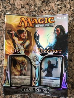 Magic the gathering duel deck card game