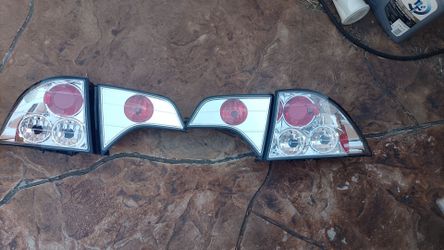 Honda civic tail lights chrome 06-11
