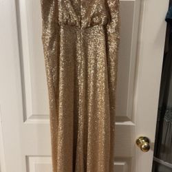 Formal Gold Dress