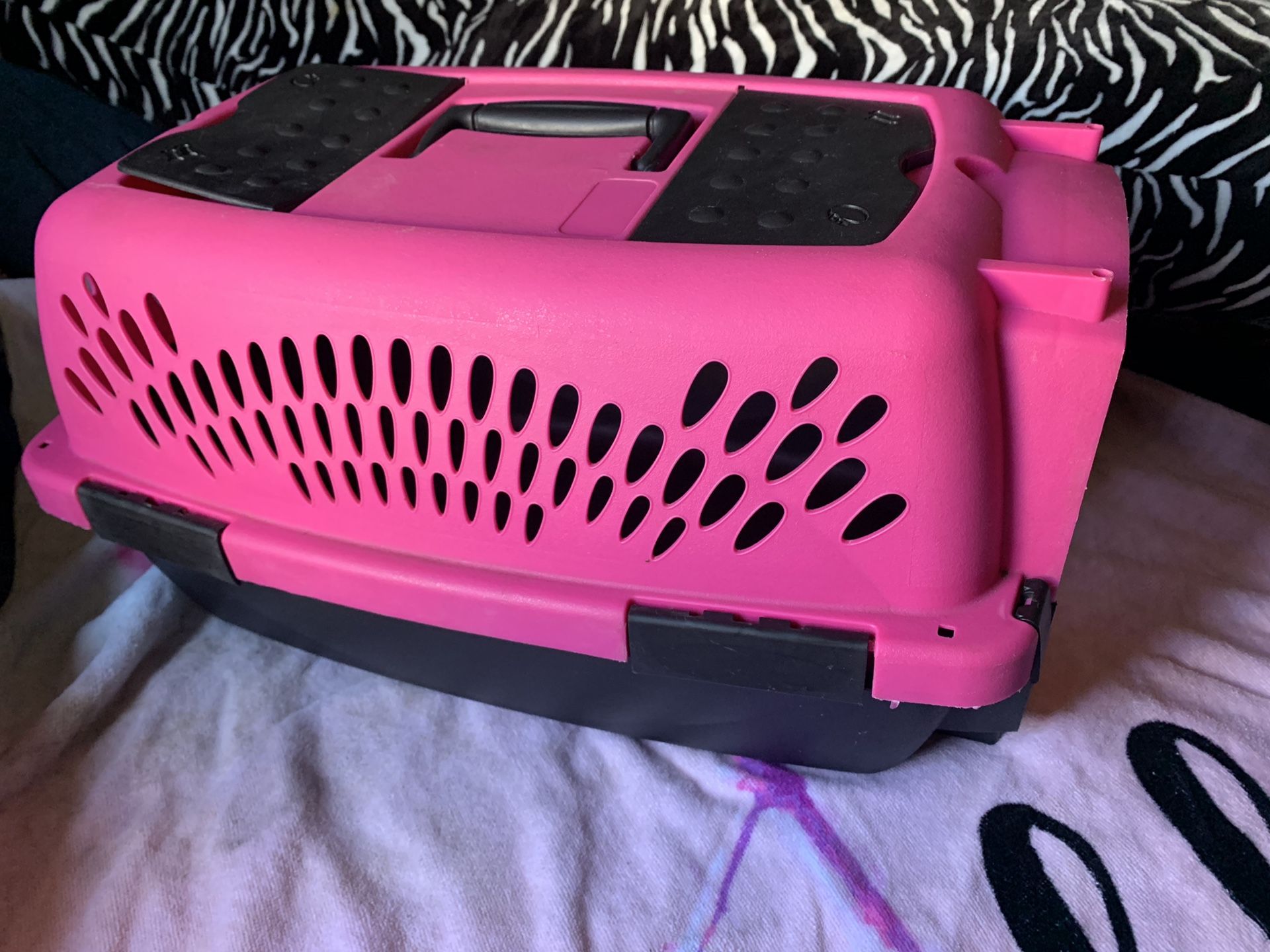 Pink Pet Carrier