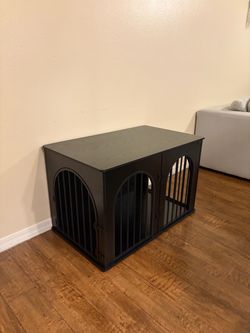 Black Dog Crate / Furniture crate for dogs