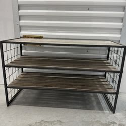 3 Tiers Shoe Organizer Rack Shelves Storage  