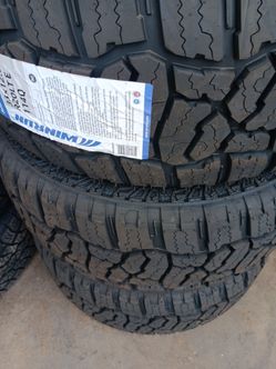 New set of tires 33 1250 20 lt winrun rt