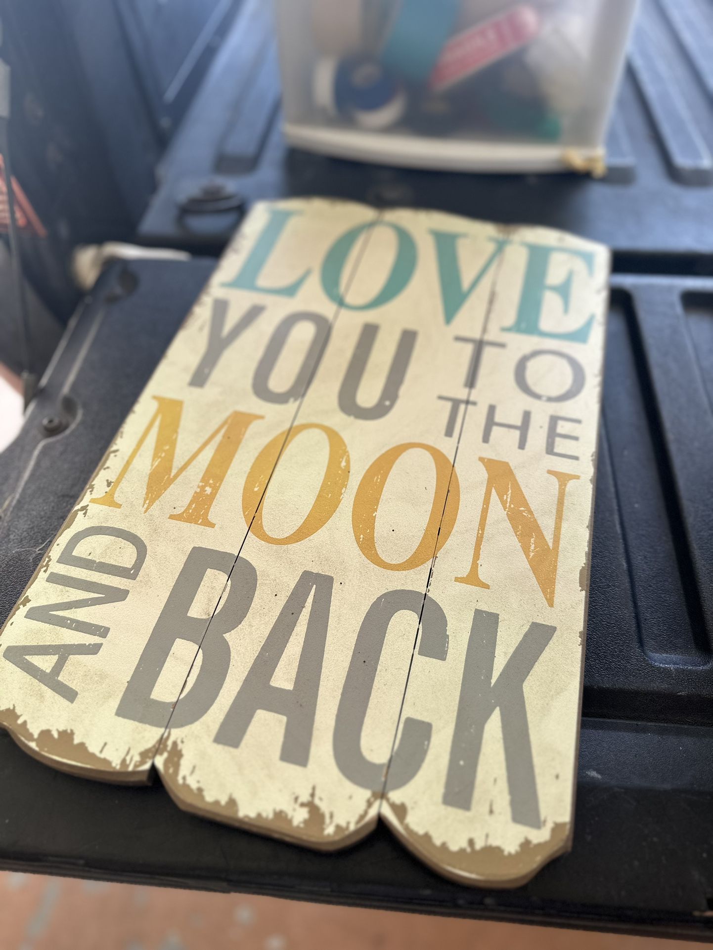 Love You To The Moon And Back Wall Art Farmstyle
