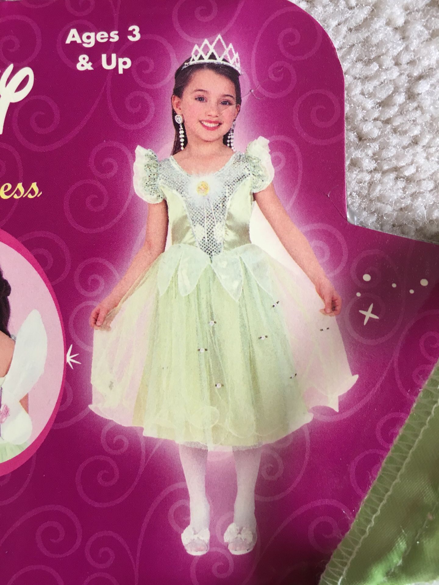 Disney Deluxe Tinkerbell dress. Ages 3 and up