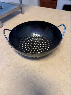 Small metal colander