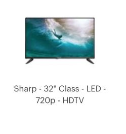 Sharp 32 Inch TV Brand New In Box $50 Down Takes It Home Today!