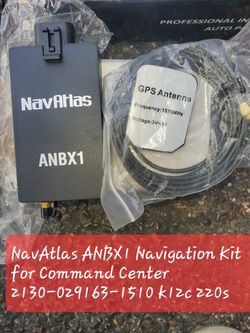 NavAtlas ANBXI Navigation Kit for Command Center 2130-029163-1510 k12c [KO5051]