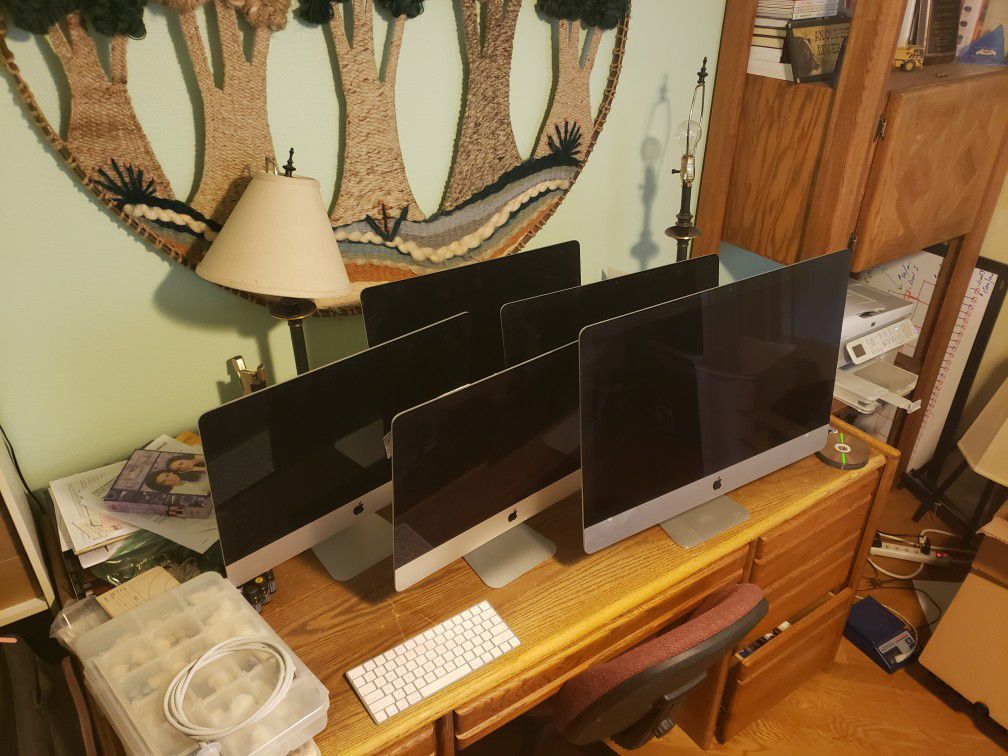 4 iMac 21.5 and a 27 inch