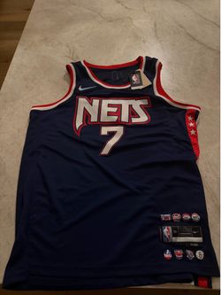 Kevin Durant Nets 75th Anniversary Jersey, Size XXL
