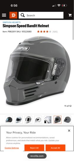 Simpson Speed Bandit XL Grey