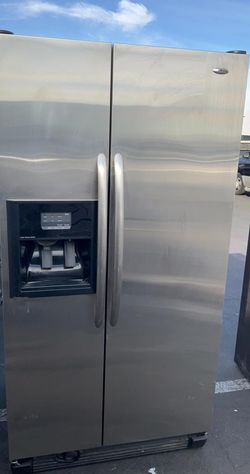 Amana Side By Side Stainless Steel Fridge
