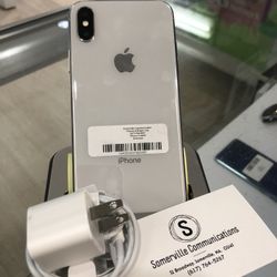 Factory unlocked iPhone x 64 gb, excellent conditions store warranty 