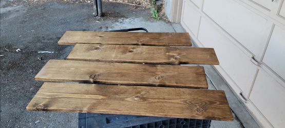 Hand made shelves