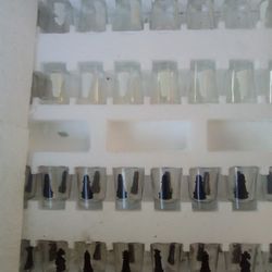 Shot Glass Chess Pieces With Glass Chess Board