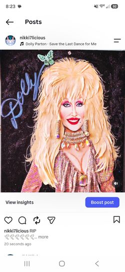 Dolly Parton on canvas