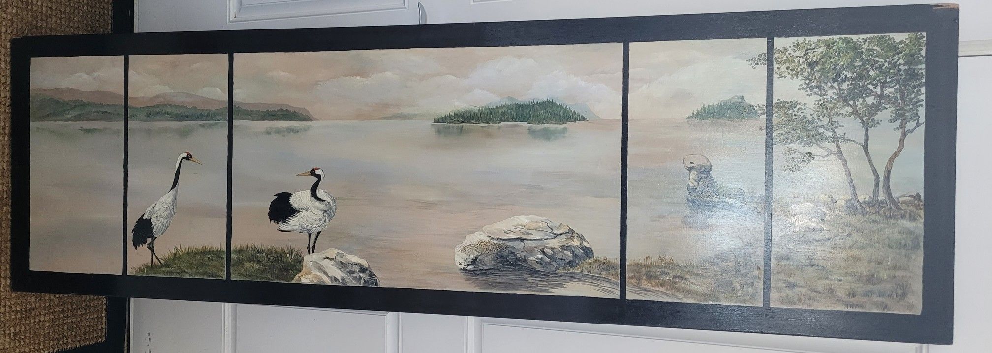 Large Painting On Wood