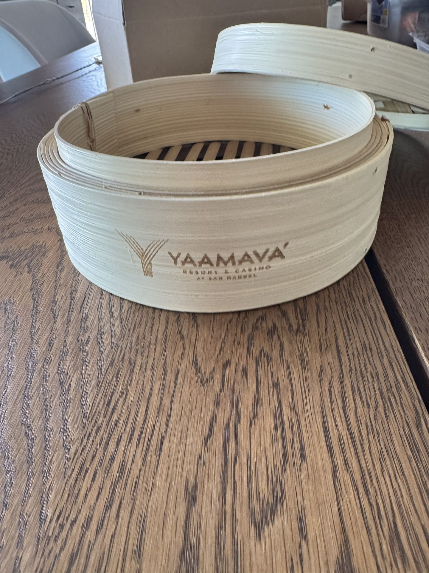 Brand New Yaamava’ Resort & Casino Bamboo Steamer Basket – 8”