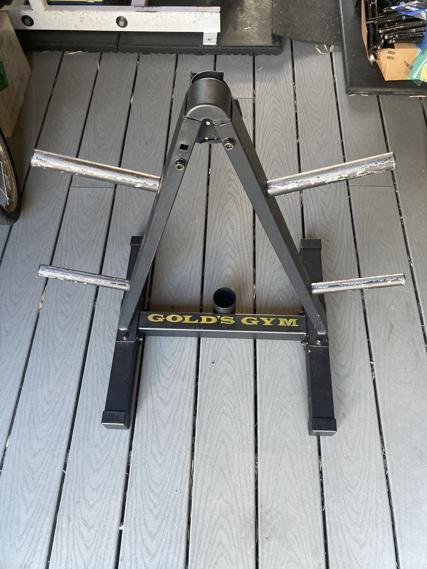 Weight Tree Storage Rack For Weight Plates