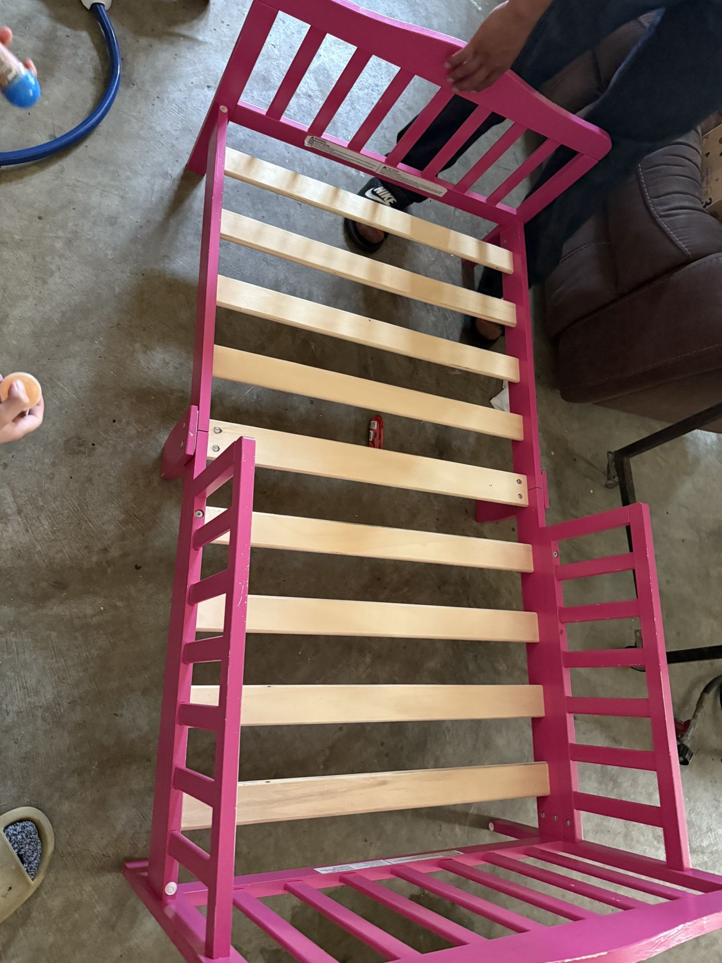 Pink Toddler Bed