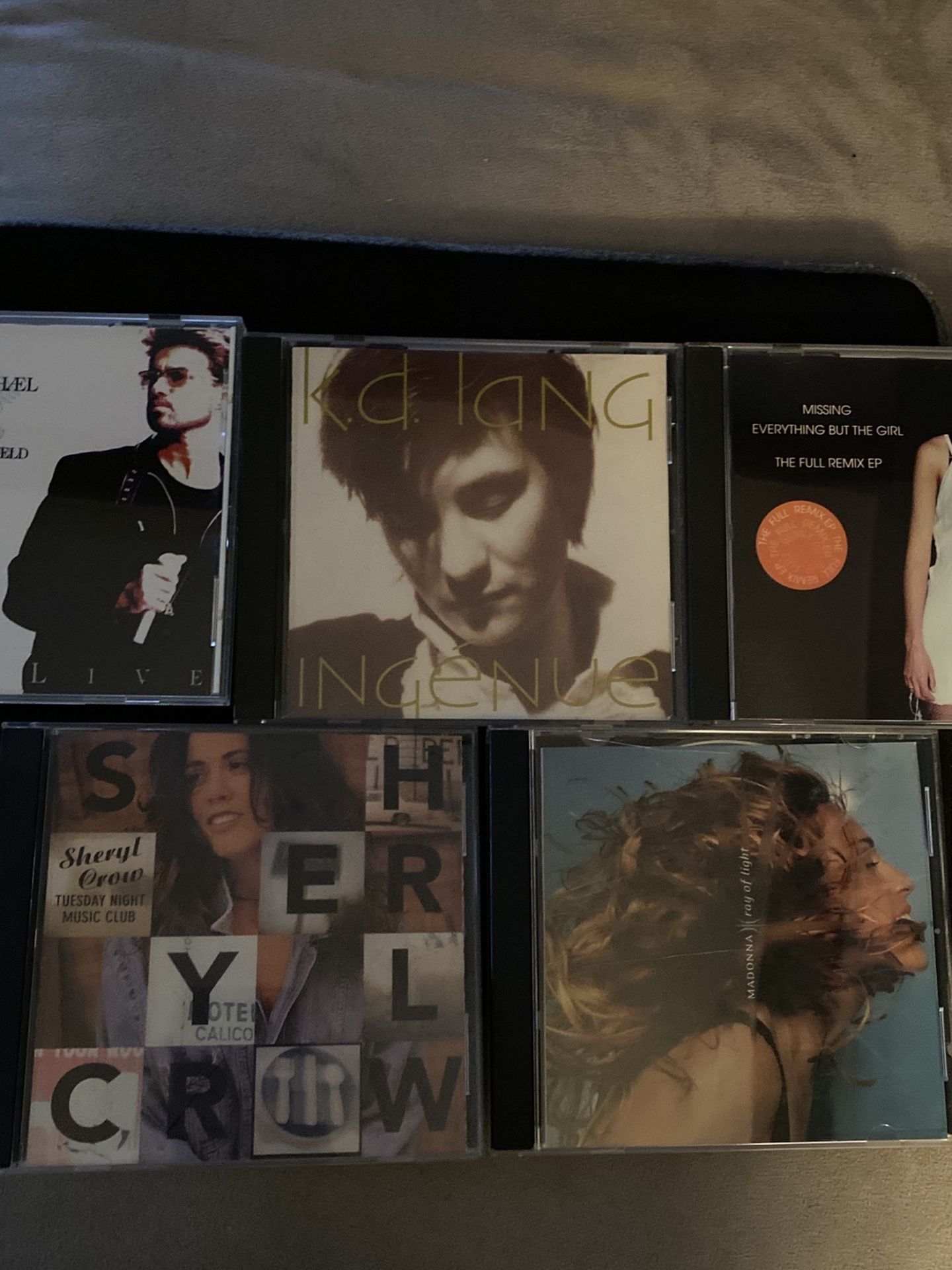 Set Of 5 CD’s- Madonna/kdlang/GeorgeMichael/SherylCrow/EBTG