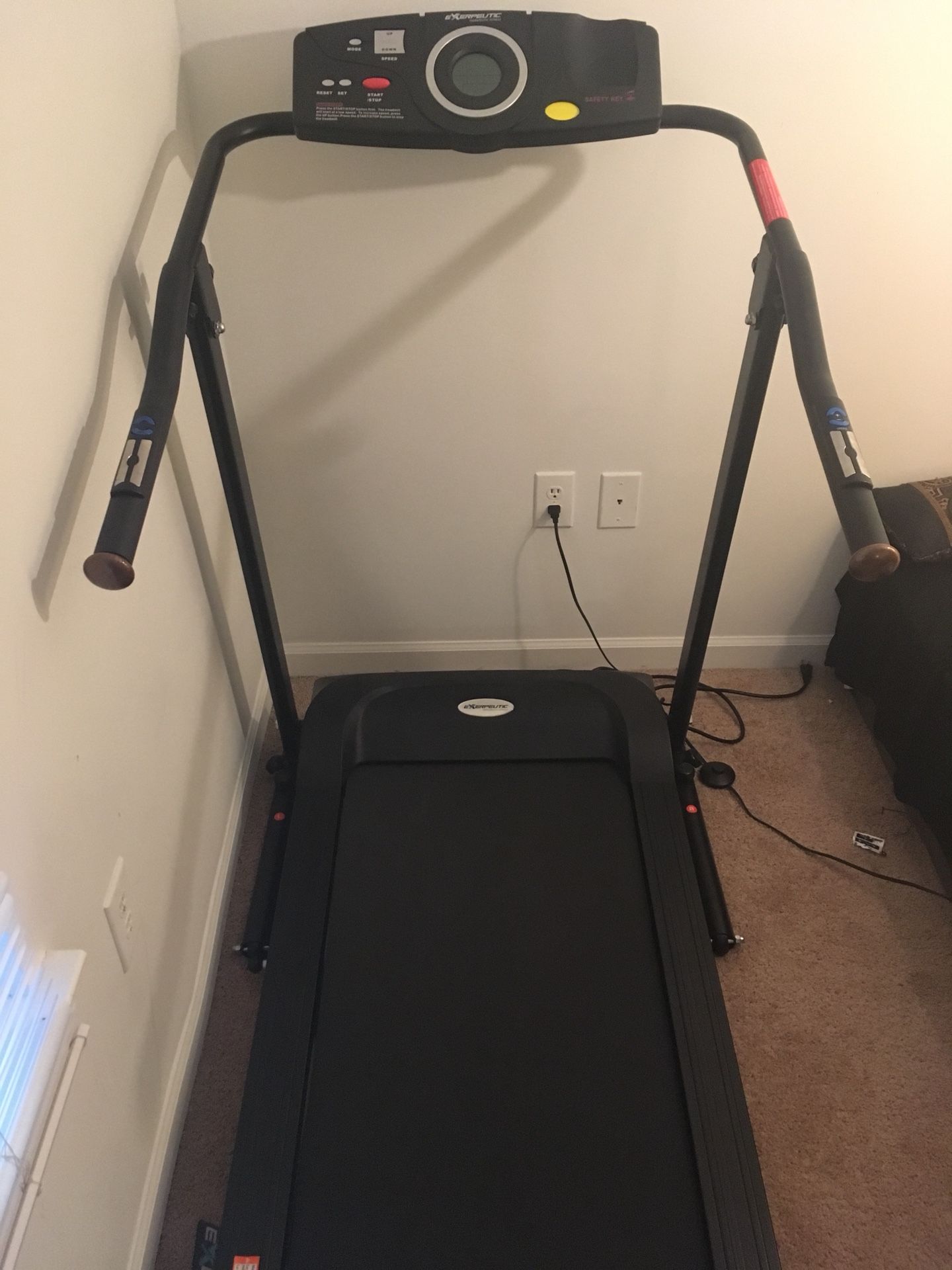 Exerpeutic TF1000 Ultra High Capacity Walk to Fitness Electric Treadmil