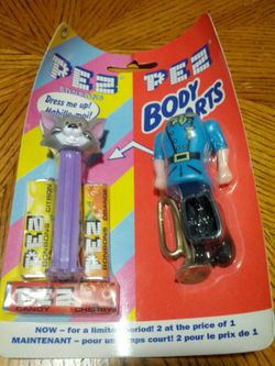 Tom Cat Pez Dispenser with Body Parts