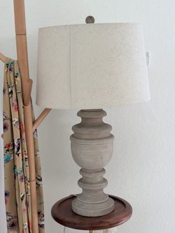 Table Lamp with Linen Shade