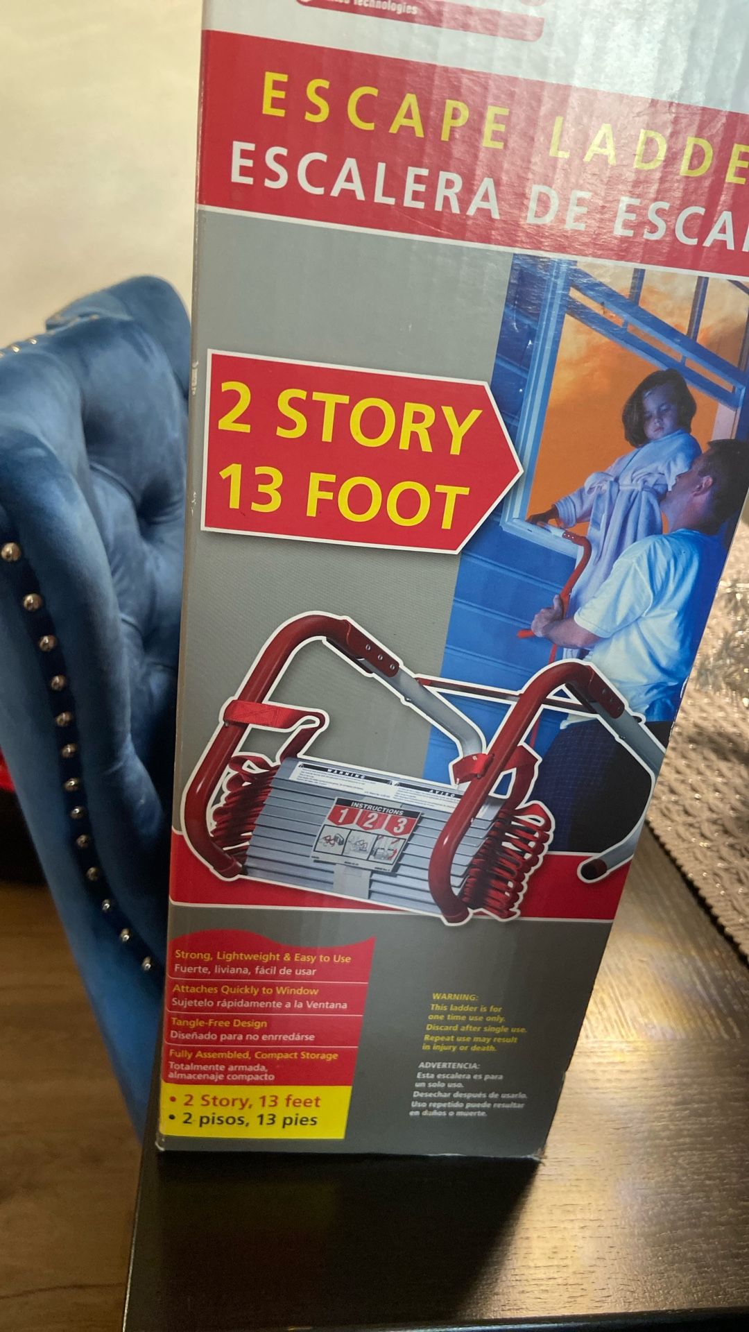 House/ Apartment Emergency Fire Escape Ladder. 2 Story. $40.