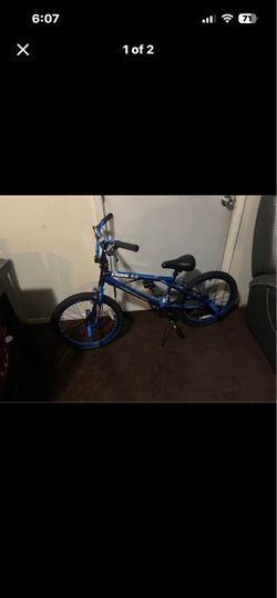 Blue boy bike