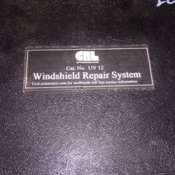 Windshield Repair System Kit