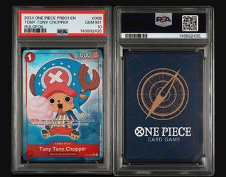 2024 ONE PIECE PRB01 EN HOLOFOIL TONY TONY CHOPPER 006 PSA 10
