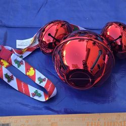 Mickey Head Sipper Cup CHRISTMAS 