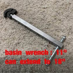 Basin  wrench  -  $20