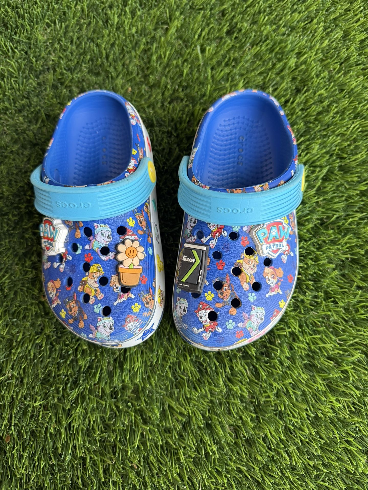 Paw Patrol Toddler Crocs Size 10
