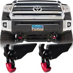 New Front Demon Bracket Tow Hook Shackle Mount Kit Compatible with 2007-2021 Toyata Tundra | OEM Converts D-Ring Kit | RS145