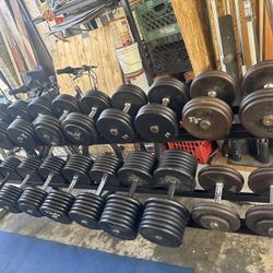 Dumbbells For Sale Multiple Size Individual Pricing 