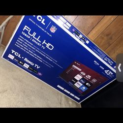 43 Inch TCL Roku Tv 