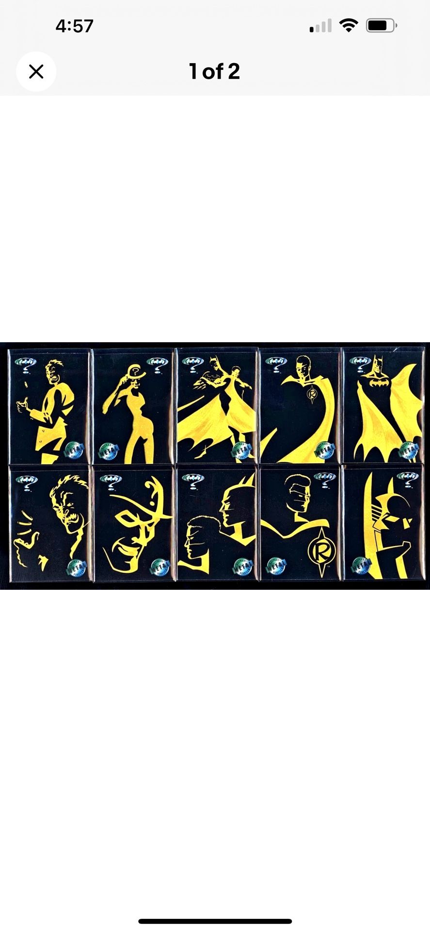 Batman Forever 10 Chase Cards