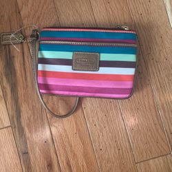 Coach wristlet