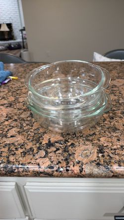 Clear Glass Mixing Bowls set of 4