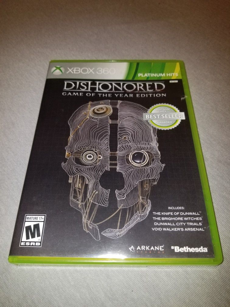 Dishonored Game of The Year Edition Xbox360