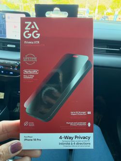 ZAGG Privacy Screen Protector iPhone 18 Pro