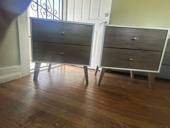 Nice Modern Nightstands ! ✨ Yes Available Don’t Ask Please ! 